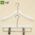 personalized solid wooden garment hanger